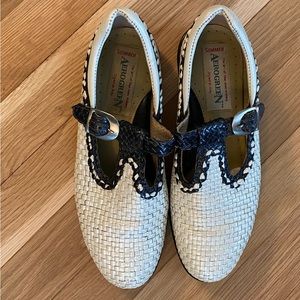 Vintage Aerogreen Woven Leather Golf Shoes
